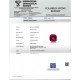 0.85 Ct IGI Certified Unheated Untreted Natural Mozambique Ruby AAAAA