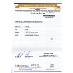 1.15 Ct GII Certified Untreated Natural Colombian Emerald Gemstone AAA 1.15 Ct GII Certified Untreated Natural Colombian Emerald Gemstone AAA