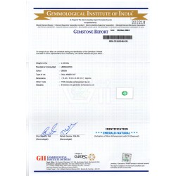 1.42 Ct GII Certified Untreated Natural Colombian Emerald Gemstone AAA 1.42 Ct GII Certified Untreated Natural Colombian Emerald Gemstone AAA