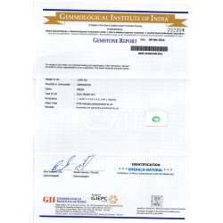 1.85 Ct GII Certified Untreated Natural Colombian Emerald Gemstone AAA 1.85 Ct GII Certified Untreated Natural Colombian Emerald Gemstone AAA