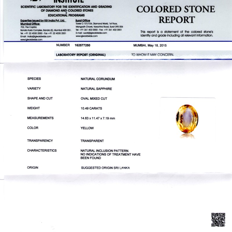 Huge 10.49 Ct Unheated Untreated Natural Ceylon Yellow Sapphire AAA Huge 10.49 Ct Unheated Untreated Natural Ceylon Yellow Sapphire AAA