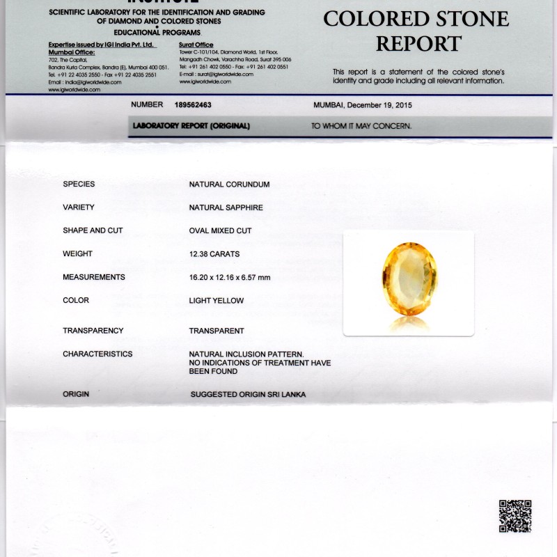 Huge 12.38 Ct Unheated Untreated Natural Ceylon Yellow Sapphire Gems Huge 12.38 Ct Unheated Untreated Natural Ceylon Yellow Sapphire Gems
