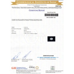 2.42 Ct GII Certified Unheated Untreated Natural Ceylon White Sapphire AAA 2.42 Ct GII Certified Unheated Untreated Natural Ceylon White Sapphire AAA