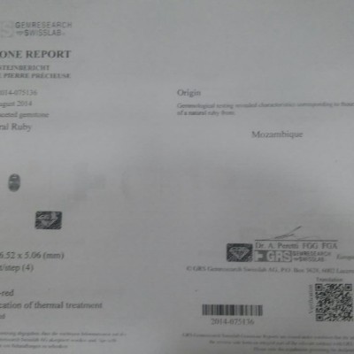 3.02 Ct Unheated Untreated Natural Mozambique Mines Ruby **Rare** 3.02 Ct Unheated Untreated Natural Mozambique Mines Ruby **Rare**