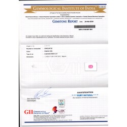 3.31 Ct GII Certified Unheated Untreated Natural Madagaskar Ruby 3.31 Ct GII Certified Unheated Untreated Natural Madagaskar Ruby