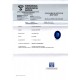 4.21 Ct IGI Certified Unheated Natural Deep Royal Blue Sapphire