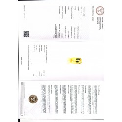 5.51 Ct IGI Certified Unheated Untreated Natural Ceylon Yellow Sapphire AAAA 5.51 Ct IGI Certified Unheated Untreated Natural Ceylon Yellow Sapphire AAAA