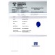 6.19 Ct IGI Certified Unheated Natural Madagaskar Blue Sapphire