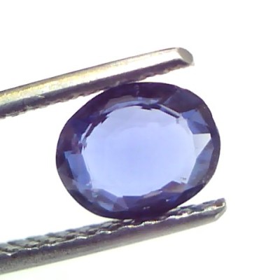1.27 Ct Unheated Untreated Natural Ceylon Blue Sapphire Neelam Gems