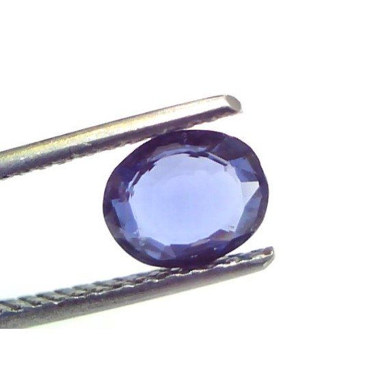1.27 Ct Unheated Untreated Natural Ceylon Blue Sapphire Neelam Gems