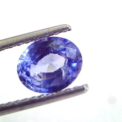 1.58 Ct Unheated Untreated Natural Ceylon Blue Sapphire Gemstone