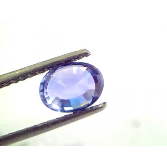 1.71 Ct Unheated Untreated Natural Ceylon Blue Sapphire Gemstone
