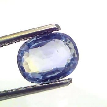 1.80 Ct Certified Unheated Untreated Natural Ceylon Blue Sapphire