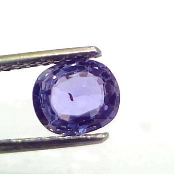 1.74 Ct Certified Unheated Untreated Natural Ceylon Blue Sapphire