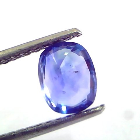 1.77 Ct Unheated Untreated Natural Ceylon Blue Sapphire Gemstone