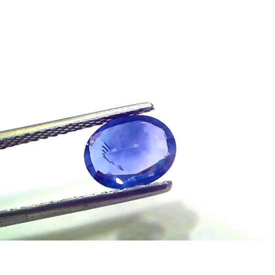 1.88 Ct Certified Unheated Untreated Natural Ceylon Blue Sapphire Gems
