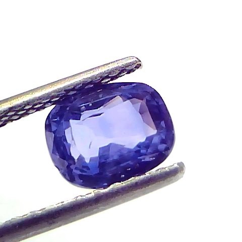 1.99 Ct IGI Certified Unheaated Untreated Natural Ceylon Blue Sapphire AA