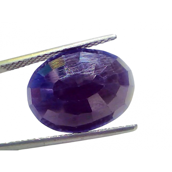 Huge 11.96 Ct GII Certified Unheated Untreated African Blue Sapphire