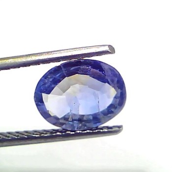 1.96 Ct Certified Unheaated Untreated Natural Ceylon Blue Sapphire