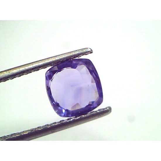 2.02 Ct Unheated Untreated Natural Ceylon Blue Sapphire Neelam Gems