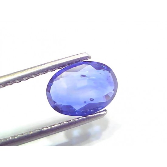 2.05 Ct Certified Unheated Untreated Natural Ceylon Blue Sapphire
