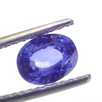 2.02 Ct Certified Unheaated Untreated Natural Ceylon Blue Sapphire AAA