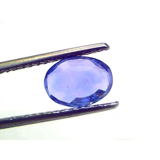 2.02 Ct IGI Certified Unheaated Untreated Natural Ceylon Blue Sapphire AA