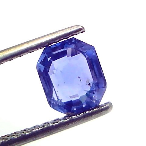2.03 Ct IGI Certified Unheaated Untreated Natural Ceylon Blue Sapphire AA