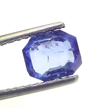 2.06 Ct IGI Certified Unheaated Untreated Natural Ceylon Blue Sapphire AA