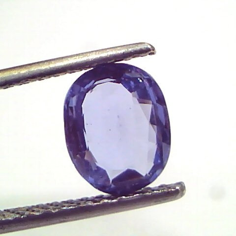 2.10 Ct Unheated Untreated Natural Ceylon Blue Sapphire Neelam Gems
