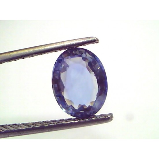 2.11 Ct Unheated Untreated Natural Ceylon Blue Sapphire Neelam Gems