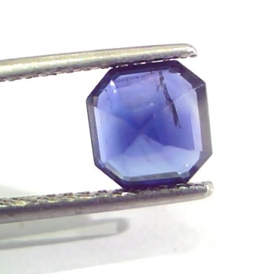 2.09 Ct IGI Certified Unheated Untreated Natural Ceylon Deep Blue Sapphire