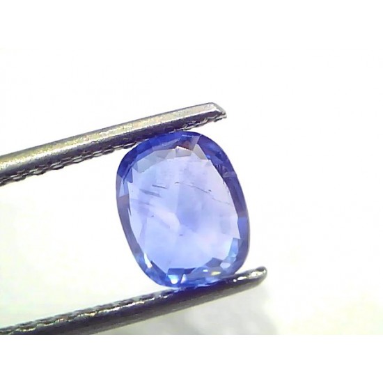 2.15 Ct IGI Certified Unheaated Untreated Natural Ceylon Blue Sapphire AA