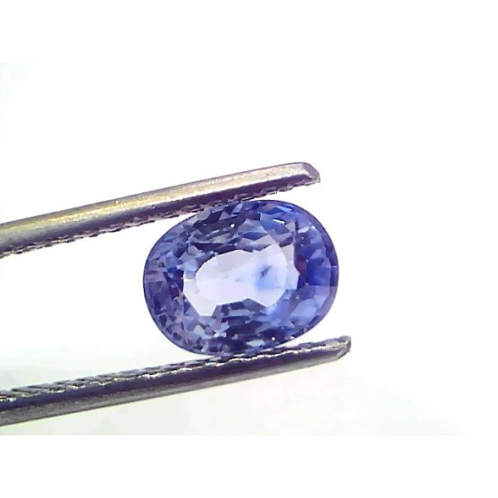 2.18 Ct Certified Unheated Untreated Natural Ceylon Blue Sapphire