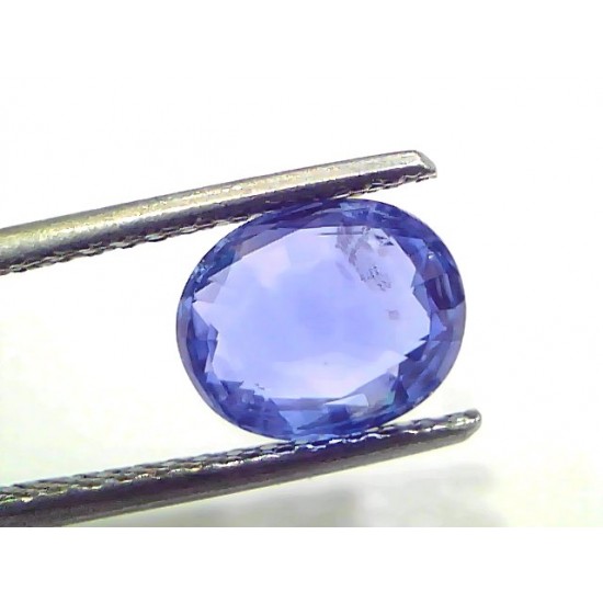 2.54 Ct IGI Certified Unheaated Untreated Natural Ceylon Blue Sapphire AA