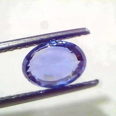2.59 Ct IGI Certified Unheated Untreated Natural Ceylon Blue Sapphire AA