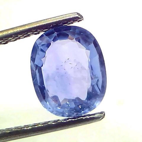 2.57 Ct Certified Unheated Untreated Natural Ceylon Blue Sapphire