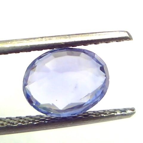 2.60 Ct Unheated Untreated Natural Ceylon Blue Sapphire Neelam Stone