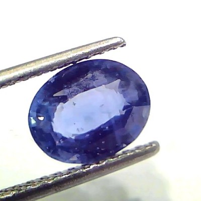 2.63 Ct IGI Certified Unheaated Untreated Natural Ceylon Blue Sapphire AA