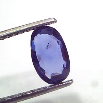 2.66 Ct Unheated Untreated Natural Ceylon Blue Sapphire Neelam