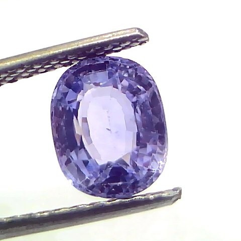 2.75 Ct Certified Unheated Untreated Natural Ceylon Blue Sapphire