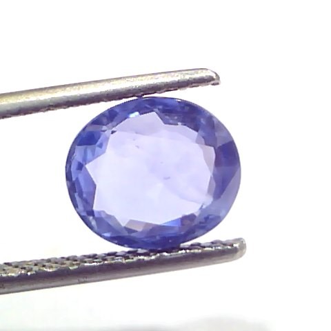 2.72 Ct Unheated Untreated Natural Ceylon Blue Sapphire Neelam AAA