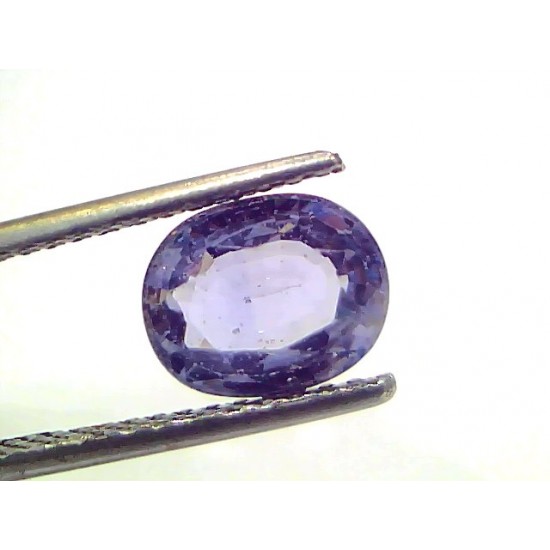 2.86 Ct Certified Unheated Untreated Natural Ceylon Blue Sapphire