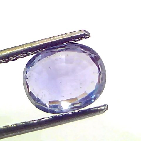 2.86 Ct Certified Unheated Untreated Natural Ceylon Blue Sapphire