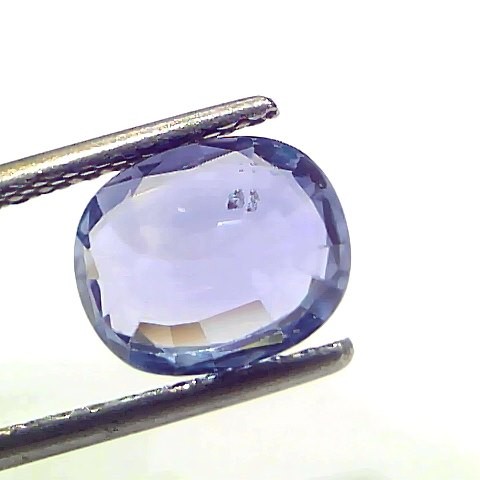 2.90 Ct Certified Unheated Untreated Natural Ceylon Blue Sapphire