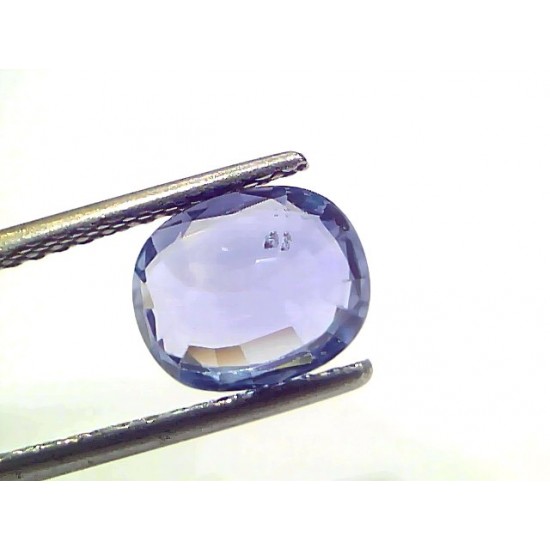 2.90 Ct Certified Unheated Untreated Natural Ceylon Blue Sapphire