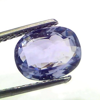 2.87 Ct GII Certified Unheated Untreated Natural Ceylon Blue Sapphire