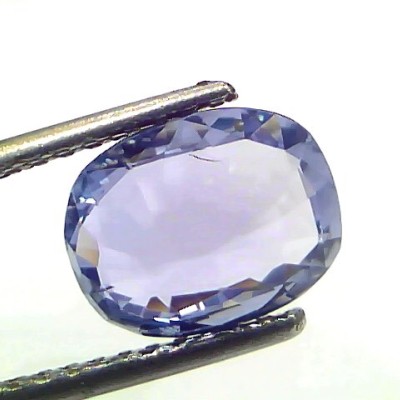 2.87 Ct GII Certified Unheated Untreated Natural Ceylon Blue Sapphire