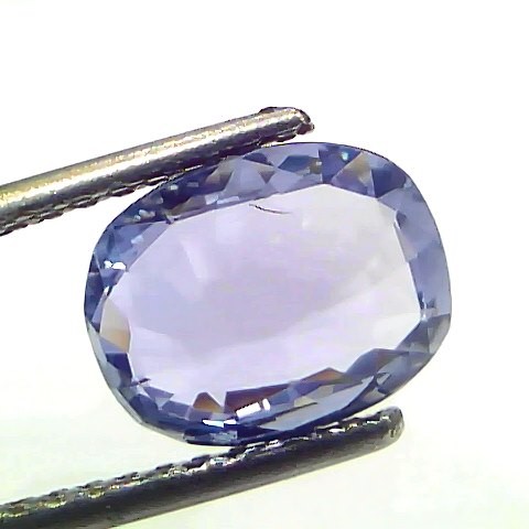 2.87 Ct GII Certified Unheated Untreated Natural Ceylon Blue Sapphire