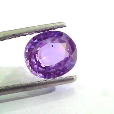 2.92 Ct Unheated Untreated Natural Purple Sapphire Khuni Neelam
